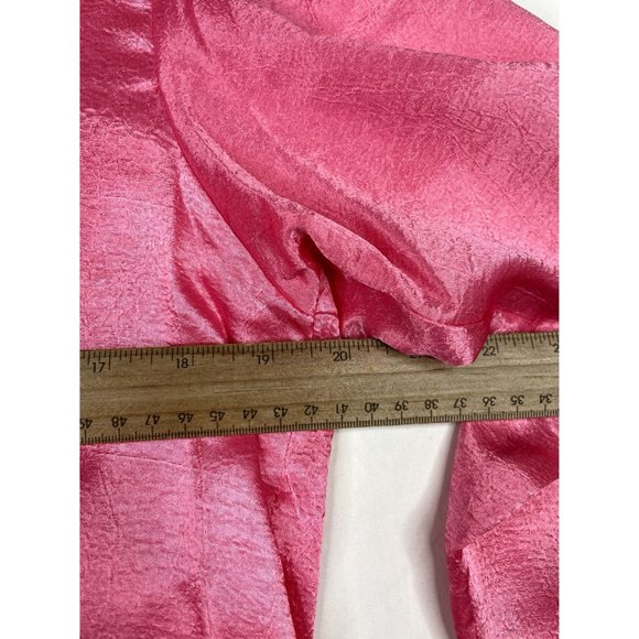 VIctorias Secret Vintage Gold Label Pajama Top size Medium Hot Pink - Picture 5 of 6